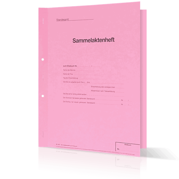 Sammelaktenheft zum Ehebuch